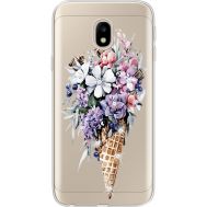 Силіконовий чохол BoxFace Samsung J330 Galaxy J3 2017 Ice Cream Flowers (935057-rs17)