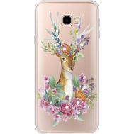 Силіконовий чохол BoxFace Samsung J415 Galaxy J4 Plus 2018 Deer with flowers (935457-rs5)