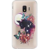 Силіконовий чохол BoxFace Samsung J260 Galaxy J2 Core Cat in Flowers (935464-rs10)