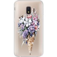 Силіконовий чохол BoxFace Samsung J260 Galaxy J2 Core Ice Cream Flowers (935464-rs17)