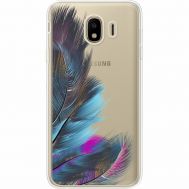 Силіконовий чохол BoxFace Samsung J400 Galaxy J4 2018 Feathers (35018-cc48)