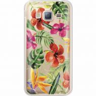 Силіконовий чохол BoxFace Samsung J320 Galaxy J3 Tropical Flowers (35056-cc43)