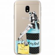 Силіконовий чохол BoxFace Samsung J330 Galaxy J3 2017 City Girl (35057-cc56)