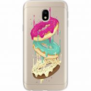 Силіконовий чохол BoxFace Samsung J330 Galaxy J3 2017 Donuts (35057-cc7)