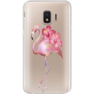 Силіконовий чохол BoxFace Samsung J260 Galaxy J2 Core Floral Flamingo (35464-cc12)
