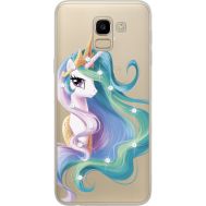 Силіконовий чохол BoxFace Samsung J600 Galaxy J6 2018 Unicorn Queen (934979-rs3)