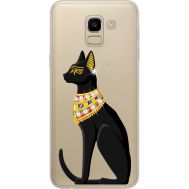 Силіконовий чохол BoxFace Samsung J600 Galaxy J6 2018 Egipet Cat (934979-rs8)