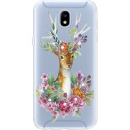 Силіконовий чохол BoxFace Samsung J530 Galaxy J5 2017 Deer with flowers (935019-rs5)