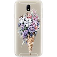Силіконовий чохол BoxFace Samsung J730 Galaxy J7 2017 Ice Cream Flowers (935020-rs17)