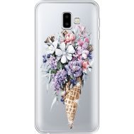 Силіконовий чохол BoxFace Samsung J610 Galaxy J6 Plus 2018 Ice Cream Flowers (935459-rs17)