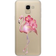 Силіконовий чохол BoxFace Samsung J600 Galaxy J6 2018 Floral Flamingo (34979-cc12)