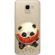 Силіконовий чохол BoxFace Samsung J600 Galaxy J6 2018 Little Panda (34979-cc21)