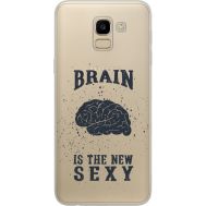 Силіконовий чохол BoxFace Samsung J600 Galaxy J6 2018 Sexy Brain (34979-cc47)