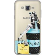 Силіконовий чохол BoxFace Samsung J700H Galaxy J7 City Girl (34980-cc56)
