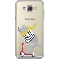 Силіконовий чохол BoxFace Samsung J700H Galaxy J7 Happy Bear (34980-cc10)