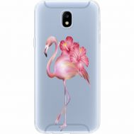 Силіконовий чохол BoxFace Samsung J530 Galaxy J5 2017 Floral Flamingo (35019-cc12)