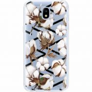 Силіконовий чохол BoxFace Samsung J530 Galaxy J5 2017 Cotton flowers (35019-cc50)