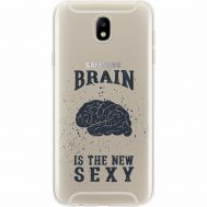 Силіконовий чохол BoxFace Samsung J730 Galaxy J7 2017 Sexy Brain (35020-cc47)