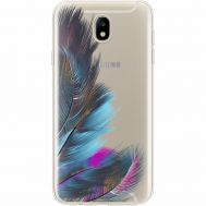 Силіконовий чохол BoxFace Samsung J730 Galaxy J7 2017 Feathers (35020-cc48)