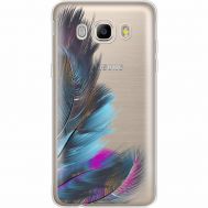 Силіконовий чохол BoxFace Samsung J510 Galaxy J5 2016 Feathers (35059-cc48)
