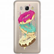 Силіконовий чохол BoxFace Samsung J710 Galaxy J7 2016 Donuts (35060-cc7)