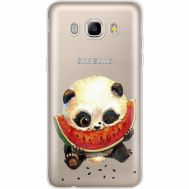 Силіконовий чохол BoxFace Samsung J710 Galaxy J7 2016 Little Panda (35060-cc21)
