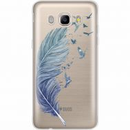 Силіконовий чохол BoxFace Samsung J710 Galaxy J7 2016 Feather (35060-cc38)