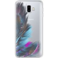 Силіконовий чохол BoxFace Samsung J610 Galaxy J6 Plus 2018 Feathers (35459-cc48)