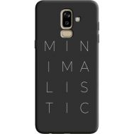Силіконовий чохол BoxFace Samsung J810 Galaxy J8 2018 Minimalistic (36143-bk59)