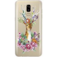Силіконовий чохол BoxFace Samsung J810 Galaxy J8 2018 Deer with flowers (935021-rs5)