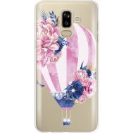 Силіконовий чохол BoxFace Samsung J810 Galaxy J8 2018 Pink Air Baloon (935021-rs6)