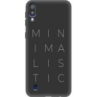 Силіконовий чохол BoxFace Samsung M105 Galaxy M10 Minimalistic (36632-bk59)