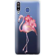 Силіконовий чохол BoxFace Samsung M305 Galaxy M30 Floral Flamingo (36974-cc12)