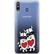 Силіконовий чохол BoxFace Samsung M305 Galaxy M30 Raccoons in love (36974-cc29)