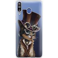 Силіконовий чохол BoxFace Samsung M305 Galaxy M30 Steampunk Cat (36974-cc39)