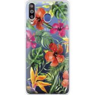 Силіконовий чохол BoxFace Samsung M305 Galaxy M30 Tropical Flowers (36974-cc43)