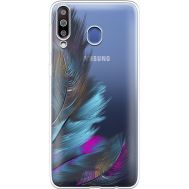 Силіконовий чохол BoxFace Samsung M305 Galaxy M30 Feathers (36974-cc48)