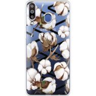 Силіконовий чохол BoxFace Samsung M305 Galaxy M30 Cotton flowers (36974-cc50)