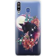 Силіконовий чохол BoxFace Samsung M305 Galaxy M30 Cat in Flowers (936974-rs10)
