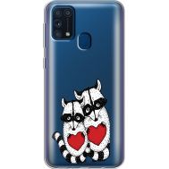 Силіконовий чохол BoxFace Samsung M315 Galaxy M31 Raccoons in love (39092-cc29)