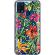 Силіконовий чохол BoxFace Samsung M315 Galaxy M31 Tropical Flowers (39092-cc43)