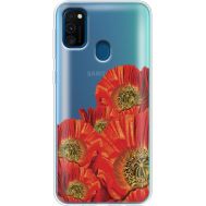 Силіконовий чохол BoxFace Samsung M215 Galaxy M21 Red Poppies (39466-cc44)