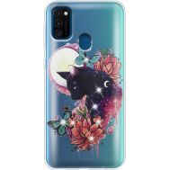 Силіконовий чохол BoxFace Samsung M215 Galaxy M21 Cat in Flowers (939466-rs10)
