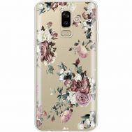 Силіконовий чохол BoxFace Samsung J810 Galaxy J8 2018 Roses (35021-cc41)