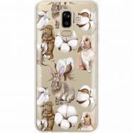 Силіконовий чохол BoxFace Samsung J810 Galaxy J8 2018 Cotton and Rabbits (35021-cc49)