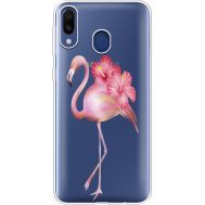 Силіконовий чохол BoxFace Samsung M205 Galaxy M20 Floral Flamingo (36206-cc12)
