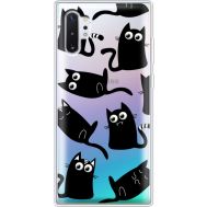 Силіконовий чохол BoxFace Samsung N975 Galaxy Note 10 Plus с 3D-глазками Black Kitty (37687-cc73)