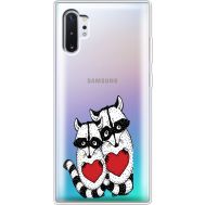 Силіконовий чохол BoxFace Samsung N975 Galaxy Note 10 Plus Raccoons in love (37687-cc29)