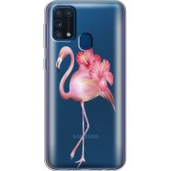 Силіконовий чохол BoxFace Samsung M315 Galaxy M31 Floral Flamingo (39092-cc12)