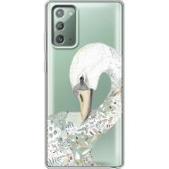 Силіконовий чохол BoxFace Samsung N980 Galaxy Note 20 Swan (40569-cc24)